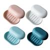 4 Pcs Box with Lid Portable for Travel Small Bathroom Holder Dish Case Storage Soap Tray For Travel Cover Container