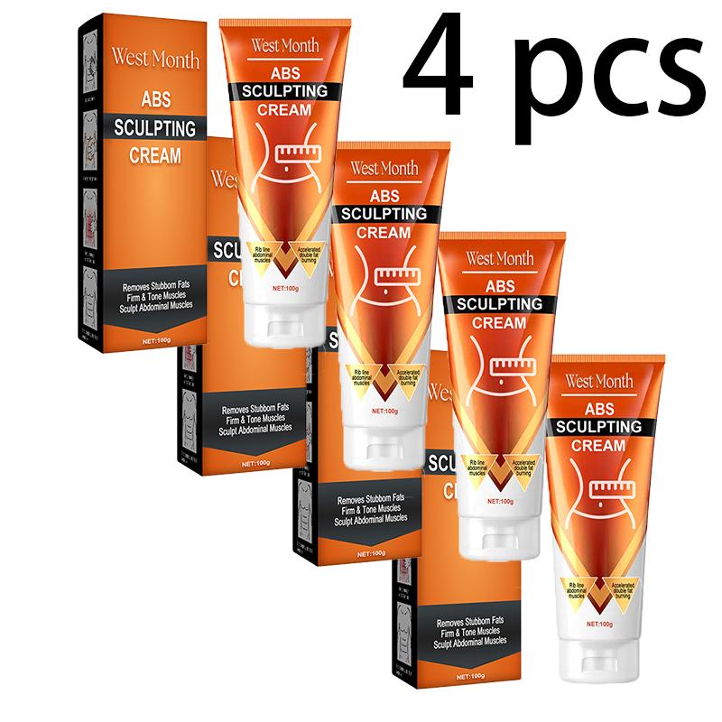 West Month Muscle Care Cream Daily Men's Abdominal Lines Fitness Tightening & Firming Massage Apply Cream