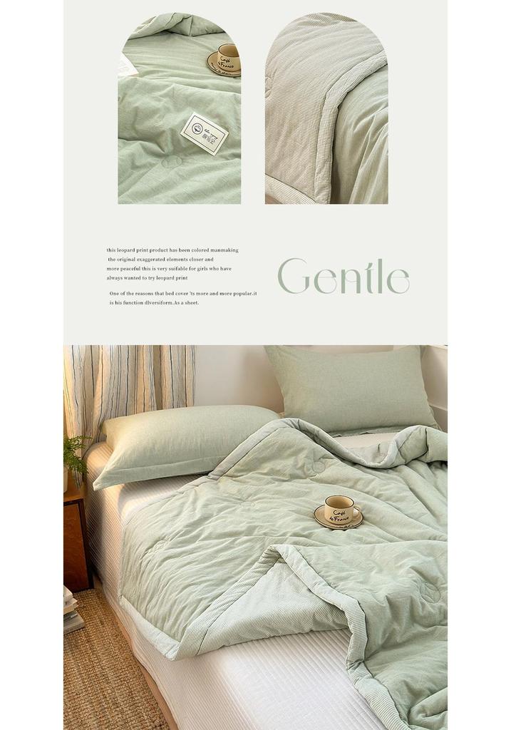 A-Class 100% Pure Cotton Summer Cooling Quilt - Thin, Machine Washable, Xinjiang Cotton Air Conditioning Blanket