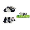 Okouzlující panda kreslená spona do vlasů - Vysoce kvalitní žraločí spona pro updo pro dívky