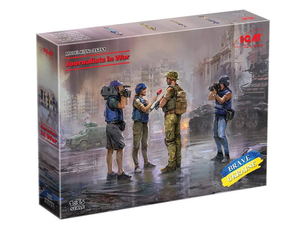ICM War Journalist Plastic Model 35751 1/35