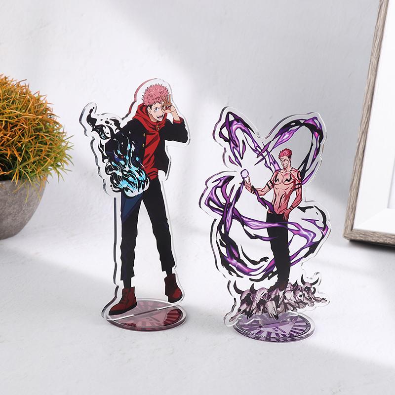 Anime Figure Jujutsu Kaisen Acrylic Stand Model Gojo Satoru Itadori Yuji Fushiguro Megumi Cosplay Figure Desktop Decor Toys