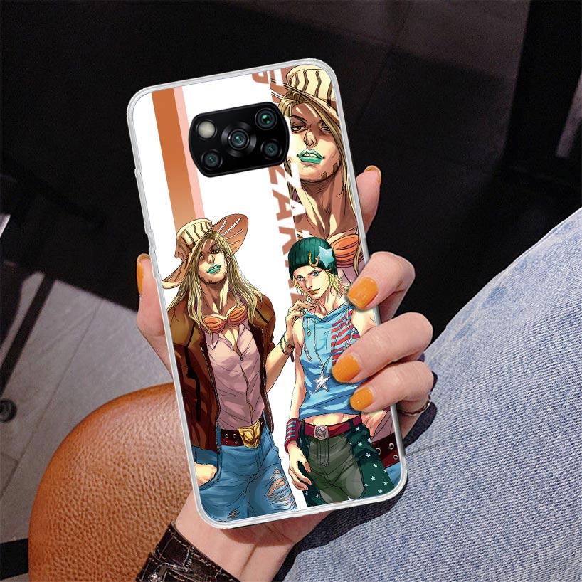 

Чехол для телефона JoJo s Bizarre Adventure Аниме Для Xiaomi Poco X7 X6 X5 Pro F7 Ultra Redmi 15C 15 13C 13 12C 12 10 10A 10C 9 9A 9C 9T C Xiaomi Poco M7 4G