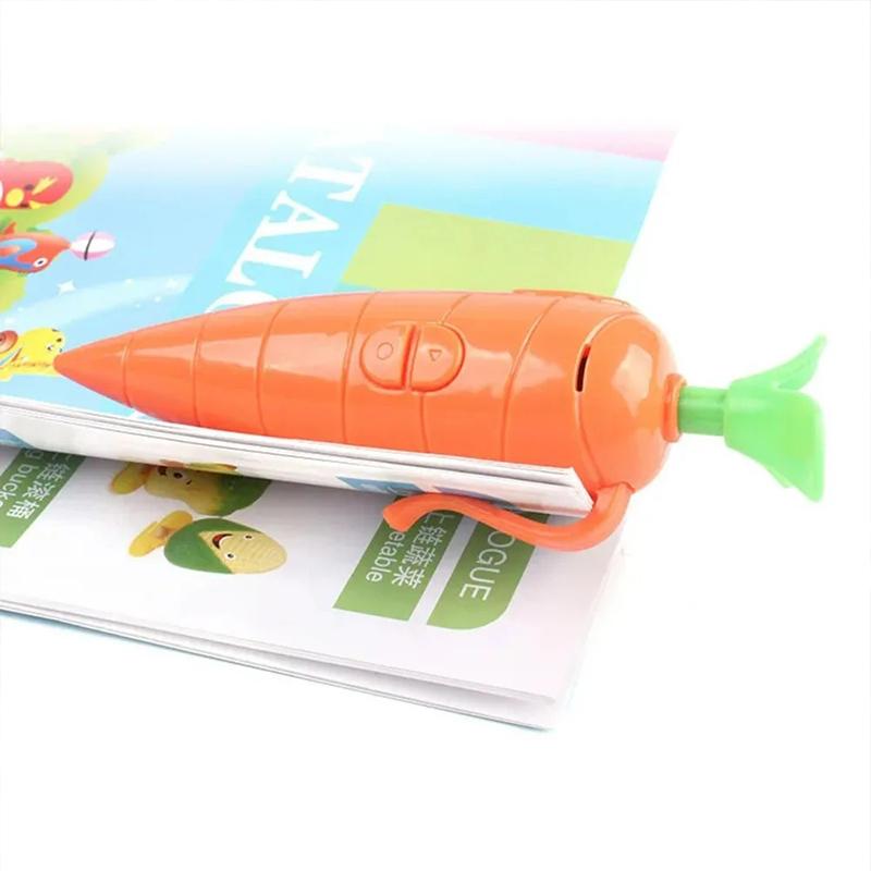 Judy Carrot-Shaped 2-In-1 Voice Recorder Ballpoint Pen%^&  60-Second Recording \ Creative Novelty Stationery