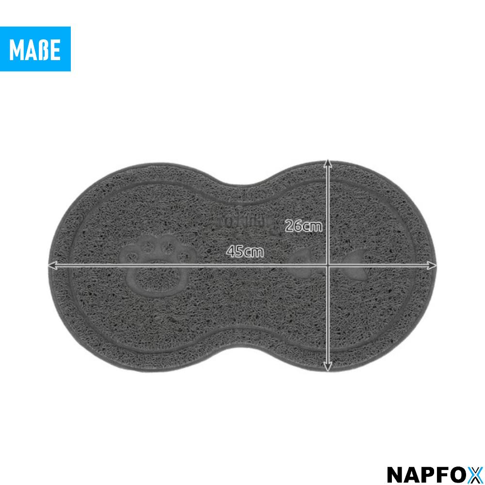 NAPFOX Napfunterlage Futtermatte Matte Wasserdicht Rutschfest