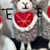 Lamb Charm Wool Felt Keychain Pendant - Nepal Crafted High-Value Gift