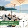 Beach Umbrella Sand Anchor No Dig Metal Umbrella Stand Heavy Duty Beach Sand Ground Anchor for Outdoor Yard Garden