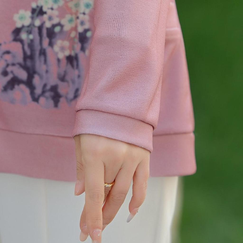 Chic Floral Embroidery Cardigan Set for Middle-Aged & Elderly Women - Spring/Summer Collection