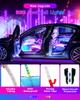 DUOFU365 LED Strip Car Ambient Full for Interior Ambient RGB Color Music App Remote Control Included Lights, Footlights, Lights, Color, Decoration,