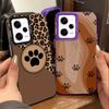 Dog Footprint Paw Cute Pattern Shockproof Phone Case for Xiaomi Redmi Note 15 14 13 12 Pro Plus 11 11S 11T 5G Cover Anti Fall Fu