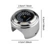 Handlebar Thermometer Replacement with Wrench Motorcycle Cycling Accessory Temperature Gauge Sturdy Attachment High Performance