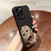 Cute Little Monkey Pattern Phone Case Suitable for iPhone 17 16 15 14 13 12 11 Pro/Max/Plus Anti Drop and Shockproof Back Cover