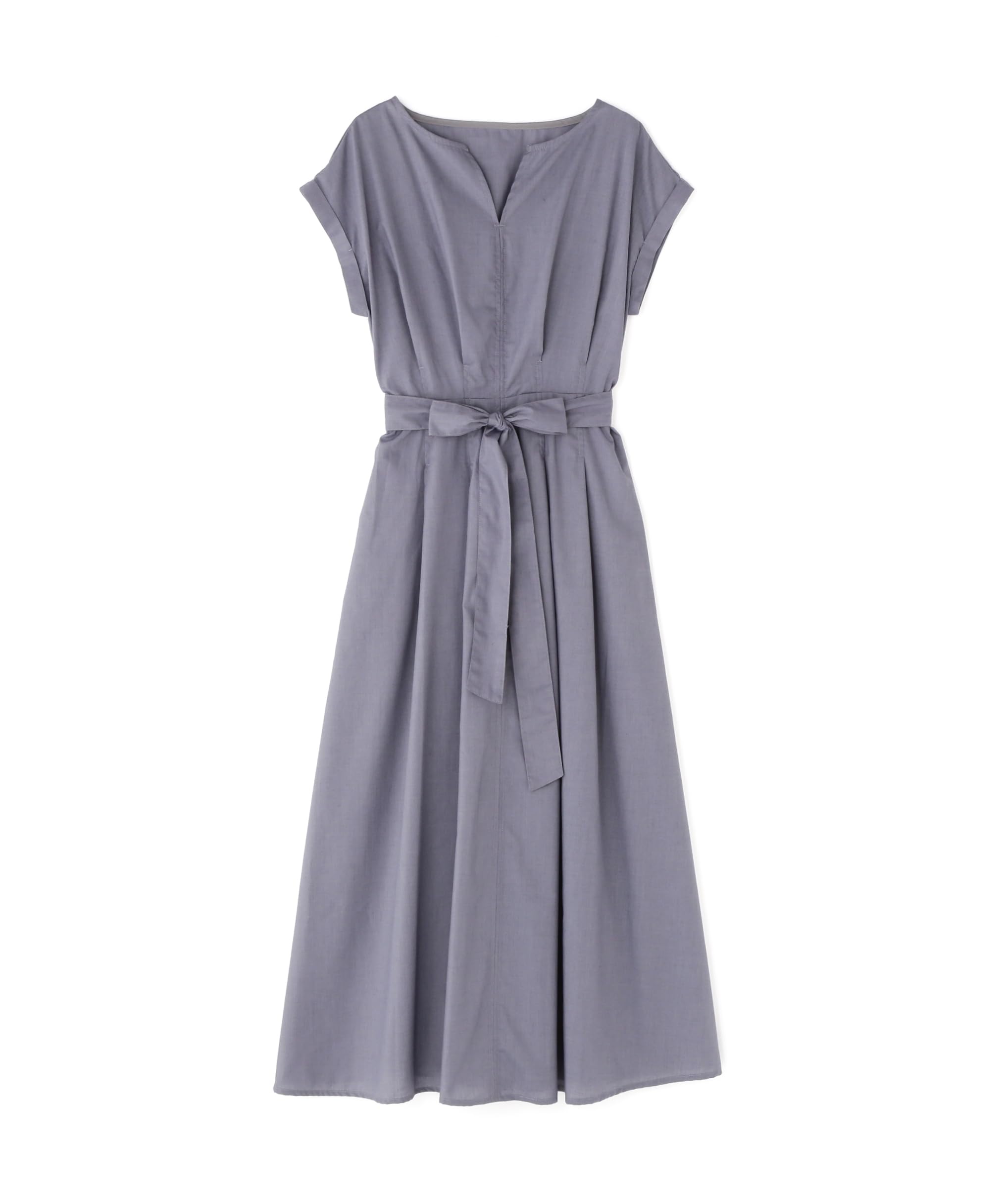 

N Natural Beauty Casual Платье базовое с лентой на талии, размер M, Женское, Угольный,