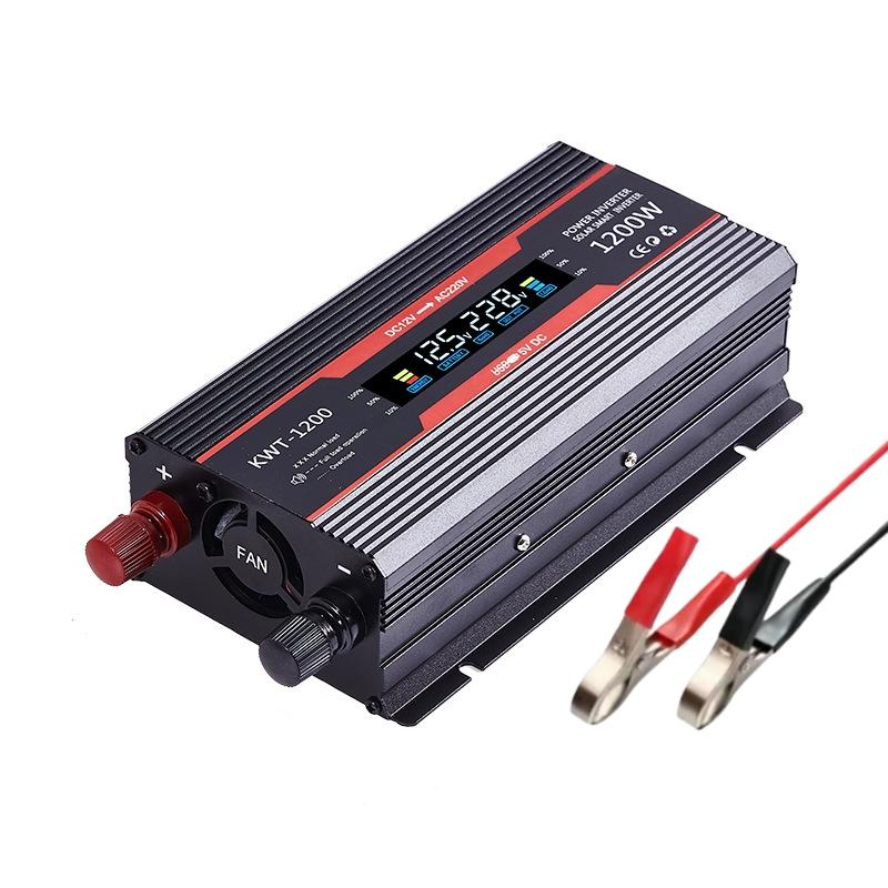 Inverter 12v 220v Solar Inverter 600W 1200W 2000W Portable Voltage Transformer Auto Charger Converter Car Power Inverter