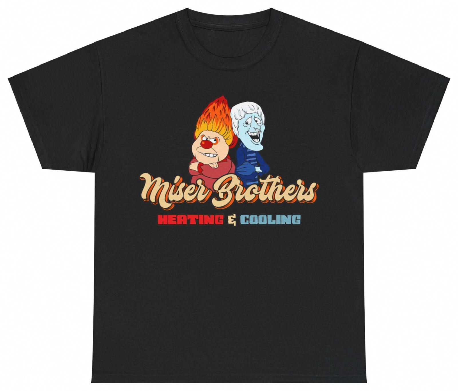 Miser Brothers Heating Cooling Vintage Funny Gift S-5XL T-Shirt Men Women Unisex XS
