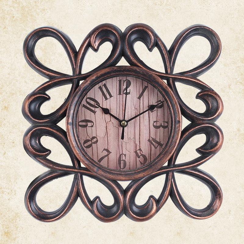 

Современные настенные кварцевые часы для гостиной с четким шрифтом и точным декоративным корпусом и полыми трехмерными пластиковыми часами 25CM [style] 4