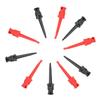 10pcs P5002 Multimeter Test Hook   Grabbers for SMt SMD IC D20 Cable Welding (Black&Red)