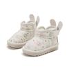 Girls' Winter Warm Cartoon Leather Boots - Velvet-Lined Toddler Snow Shoes