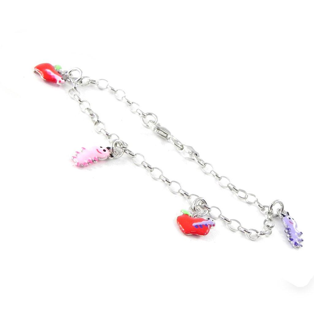 Suzette et Benjamin [H9142] - Multicolored 'Chenilles' Children's Bracelet S&B
