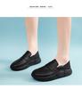 Women's Plus Size Non-slip White Nurse Shoes - Comfortable Slip-on for Long Hours