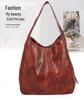 2024 Trendy Soft Leather Women's Large Capacity Crossbody Shoulder Bag - Versatile Korean Style Fashion Handbag