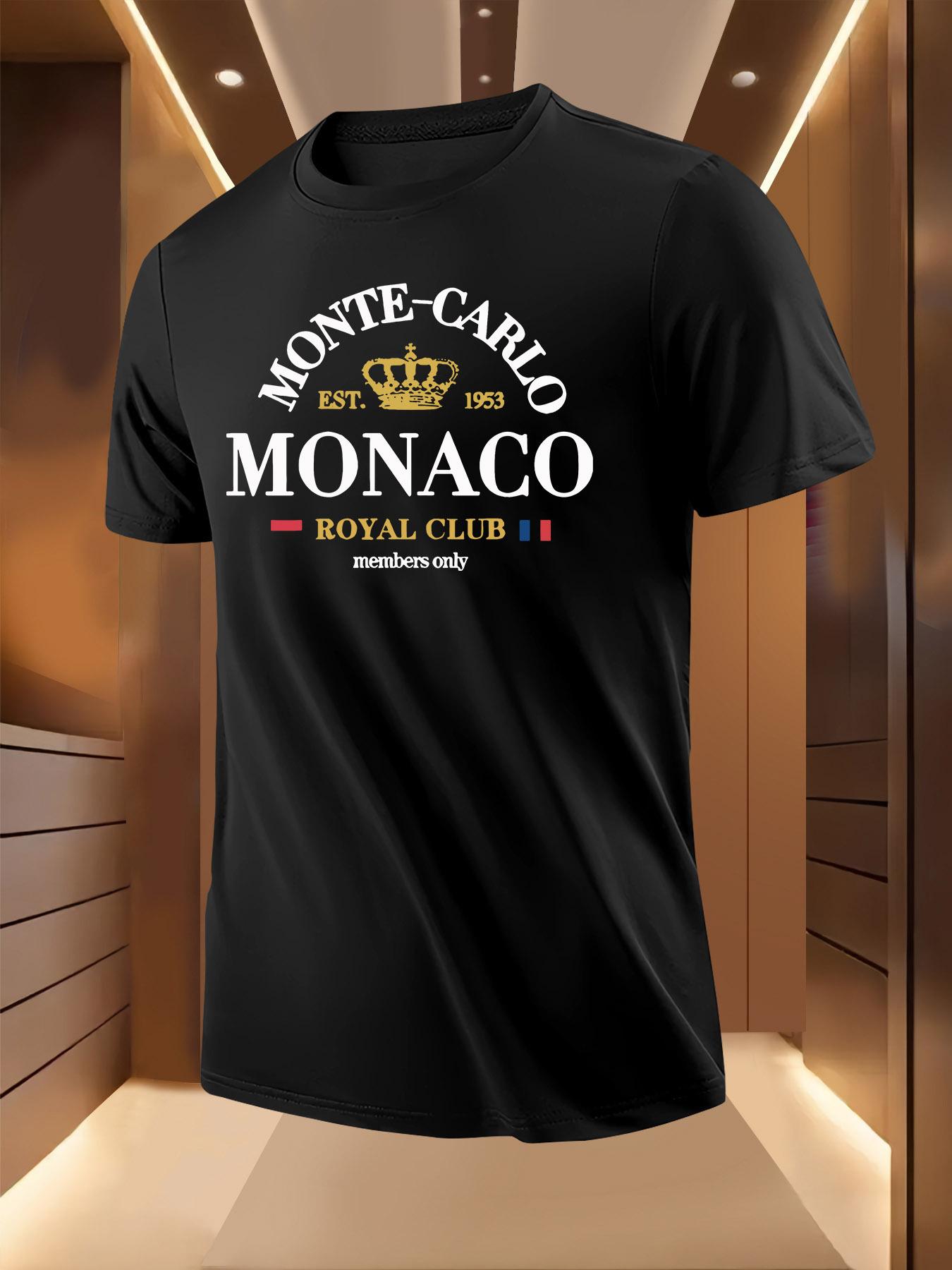 Monte-Carlo Royal Club Vintage Tshirt Vintage 1985 Graphi... XXL