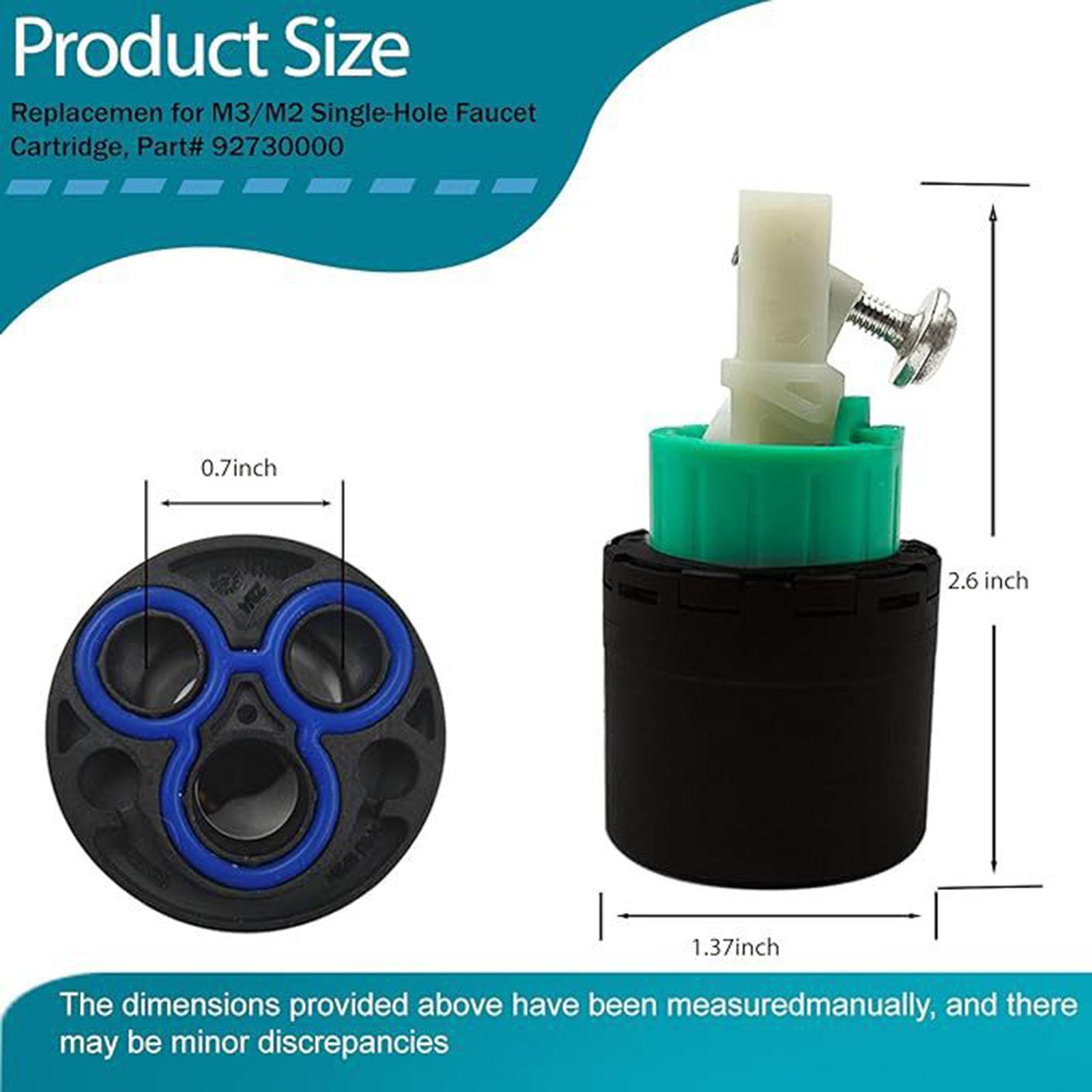 

Картридж для змішувача 92730000 Аксесуари для 32532007 71162007 71100007 M3/M2 2IN Одиночний отвір Запчастини Клапанний сердечник для кухонного змішувача