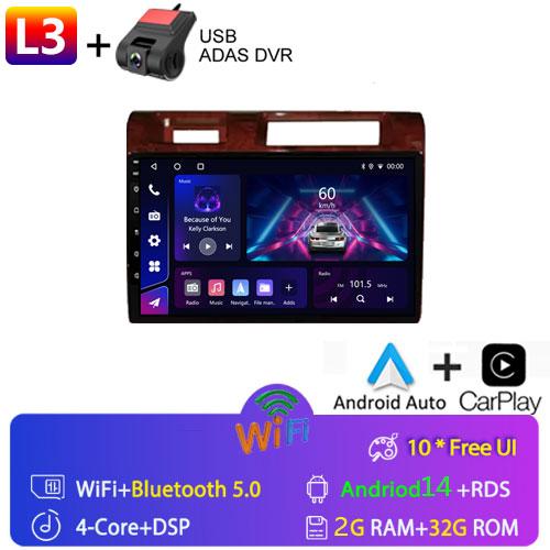 9" For Toyota Pickup Land Cruiser LC 70 79 Series 2007-2020 Android 14 Autoradio Wireless Carplay Multimedia Player Radio DVD