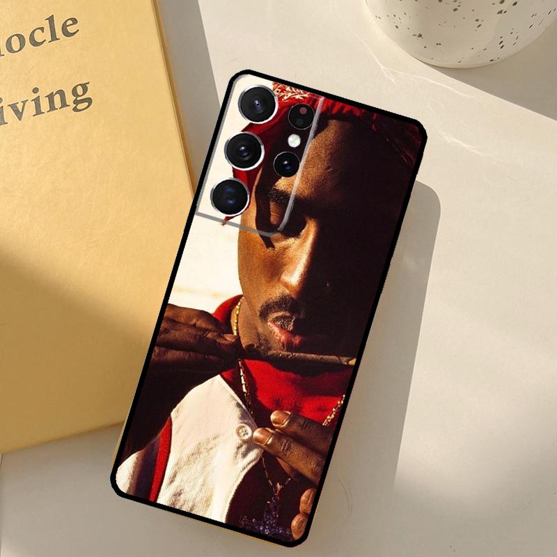 Rapper 2pac Sänger Tupac Handyhülle Für Samsung Galaxy S25 Ultra S20 S21 S22 S23 S24 S9 S10 Plus S25 FE Abdeckung Schale
