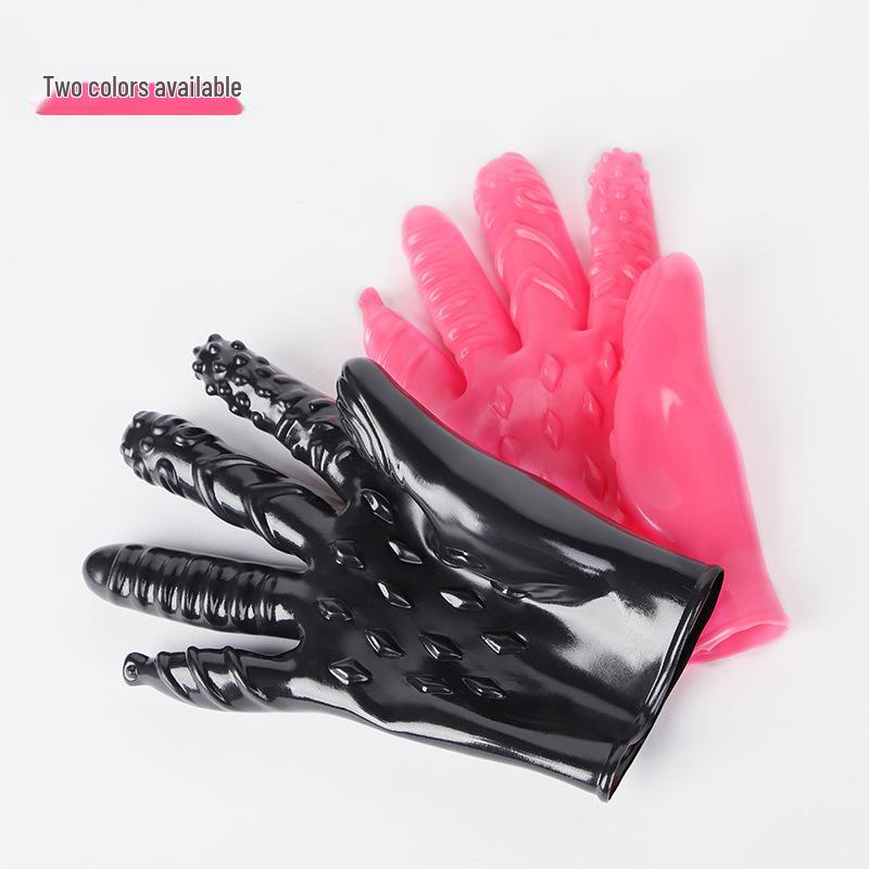 Extra Large Wolf Tooth Finger Sleeve - Thick & Durable SM Toy for Self-Pleasure Domination