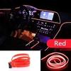 New 1/3/5M 12V LED Car Light Lamp Flexible Auto Interior Decorative Atmosphere Wire Strip Cold LED Light Fit All DC 12V Cars