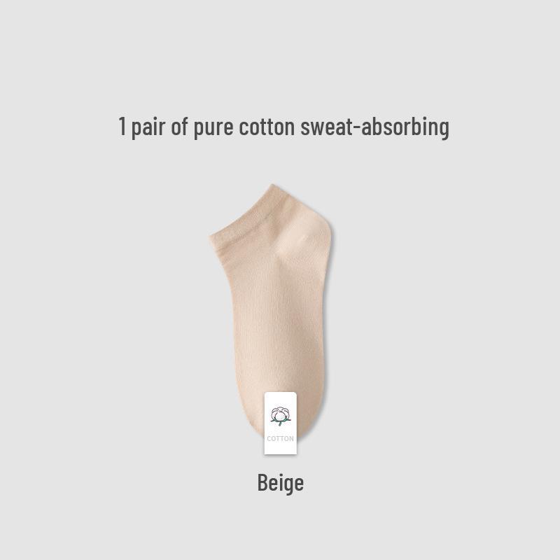 Damen Sommer Dünne Baumwollsocken - Kurz, Atmungsaktiv, Nahtlos, Schweißabsorbierend Candy-Farben für Frühling/Sommer.