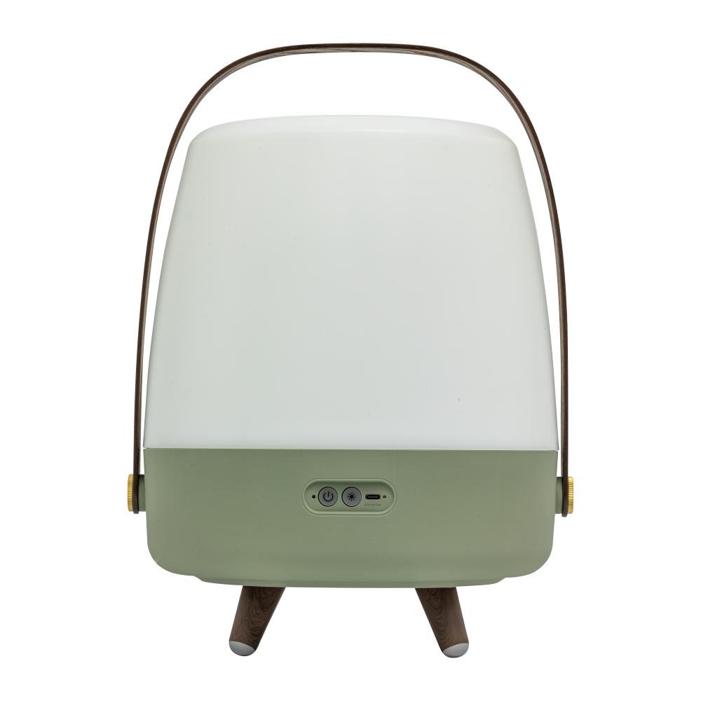 Kooduu – Lite-up Play 2.0 LED-Lampe mit integriertem Bluetooth-Lautsprecher (Sound von JBL), Olive, Kooduu