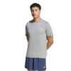 Running Essentials P6147 Medium Gray Heather Large T-Shirt Men's (KB5961)