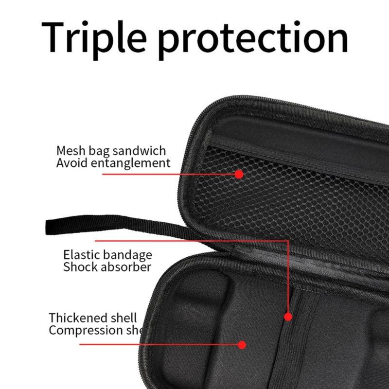 Shockproof Storage Box for RG406H RG 406H Handheld Game Console Hard Pouch Bag with Pocket Scratchproof Carrying Case