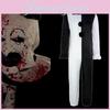 Cosplay Halloween Terrifier Klovn Skrekk Rollespill Voksen Helkroppsdrakt Festkostyme