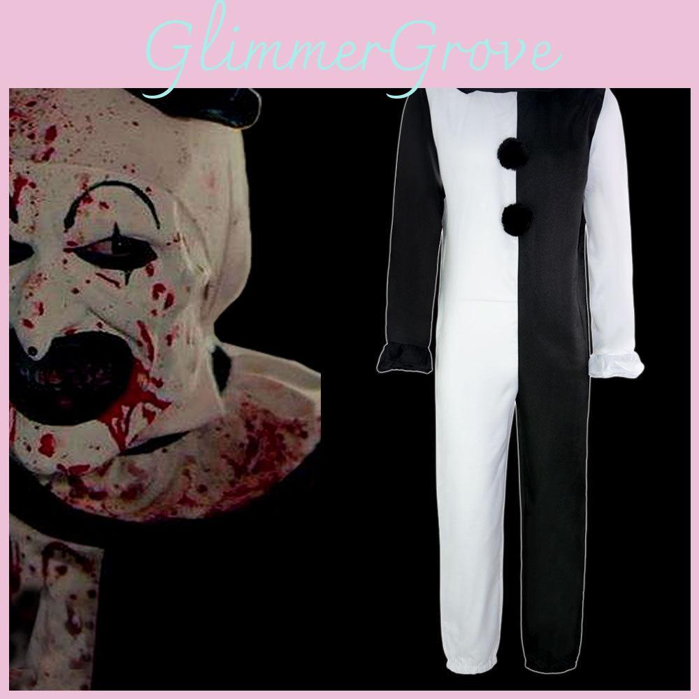 Cosplay Halloween Terrifier Clovn Horror Joc de Rol Body Adult Costum de Petrecere