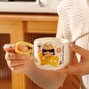 Cartoon Boys And Girls Ceramic Mugs, High-Value Stacking Cups, Souvenir Cups, Gifts For Girlfriends, Coffee Cups
