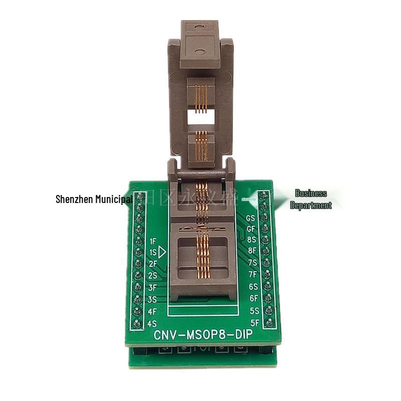 MSOP8 Kelvin Burn-in Socket 0.65MM Pitch Chip Programming
