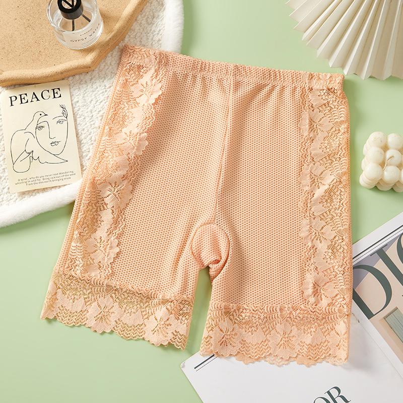 Plus Size Women's New Summer Lace Traceless Anti Slip High Waist Constricting Panties