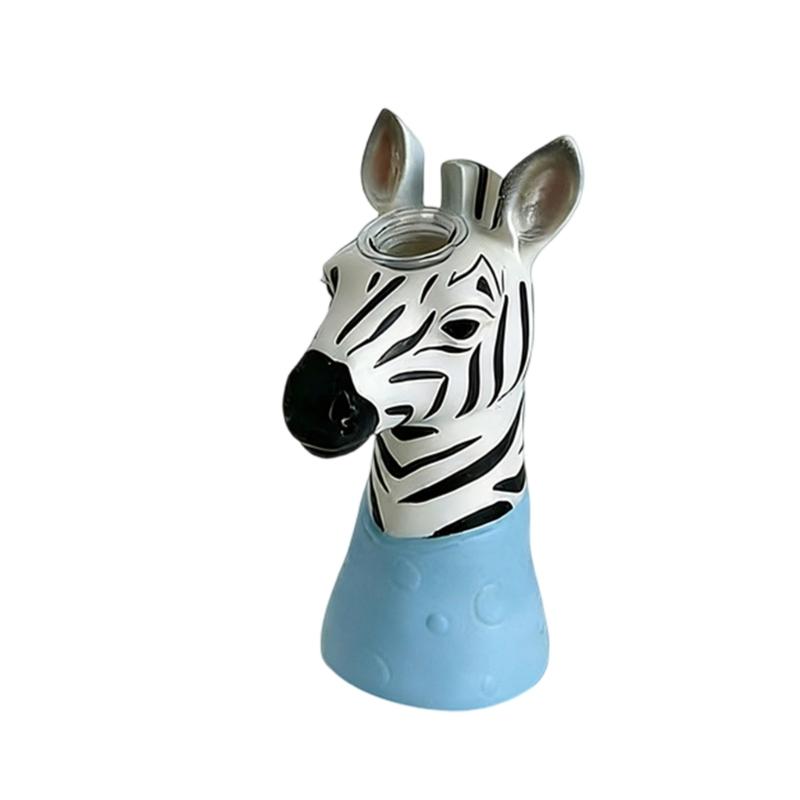 

Giraffe Art Vases Decorative Flower Vases Centerpieces Giraffe Statues Ornament for Home Living Room Desktop Decorations