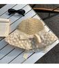 New seaside hat women's summer sunscreen straw hat Hepburn wind beach vacation sunshade sun hat breathable bucket hat