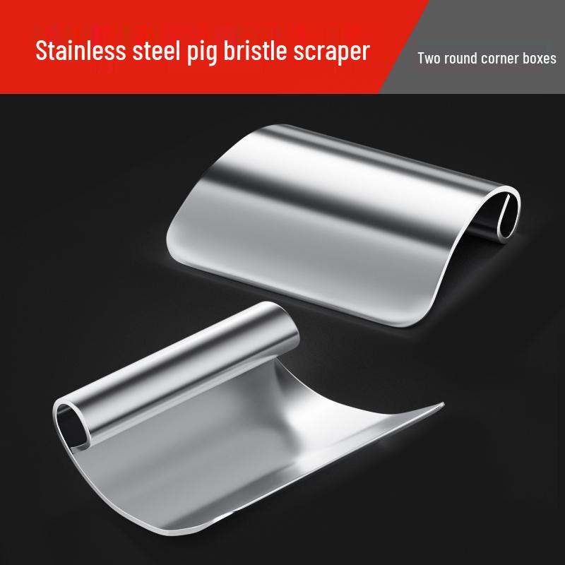 Hog Bristle Manganese Stainless Steel Scraping Tool for Pigskin Hair Removal and Slaughter