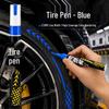 Large Capacity Waterproof Tire Graffiti Markers - Quick-Drying Oil-Based Color Pens