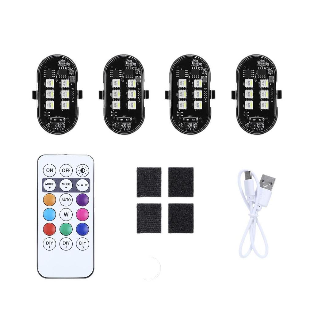 Cross Motorcycle Wireless Airplane Navigation Light - Universal Slow Flashing Light