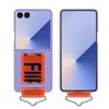 Hochwertige, ultra-dünne Handyhülle mit Hautgefühl für Samsung Galaxy Z Flip7 Flip6 Flip5 Flip4 5G, mit Armband und Ring, Schutzhülle