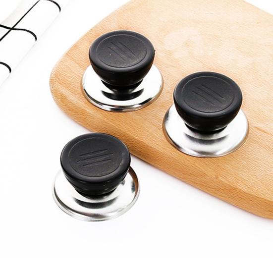 5 Pcs Steel Universal Home Kitchen Stainless Cap Round Pot Cover Lid