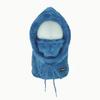 Men's Fluffy Winter Pullover Hat with Face Mask, Warm Scarf, and Velvet Windproof Ear Protection