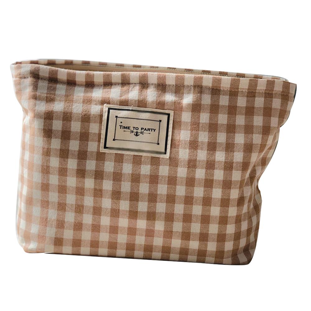 427 Cotton Makeup Storage Pouch Anti-Wear Toiletries Women Teen Girls Cosmetic Organizer Travel Hand Bag