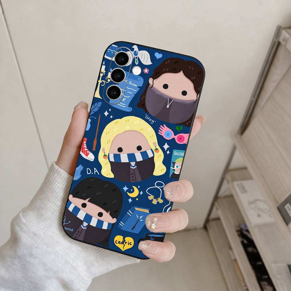 Magic H-Harry-es P-Potters W-Wand Phone Case For Samsung Galaxy A73,A72,A71,A70,A53,A52,A51,Others Soft Black Cover Samsung a71 4g